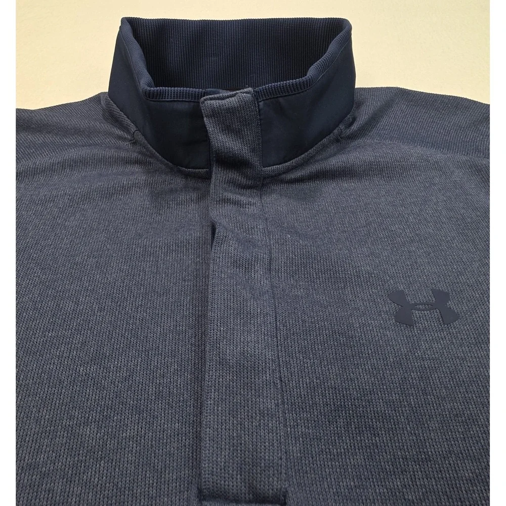 Actual Under Armour Golf Snap Henley Pullover Mens M Sweater‎ Jacket LIMITED USE